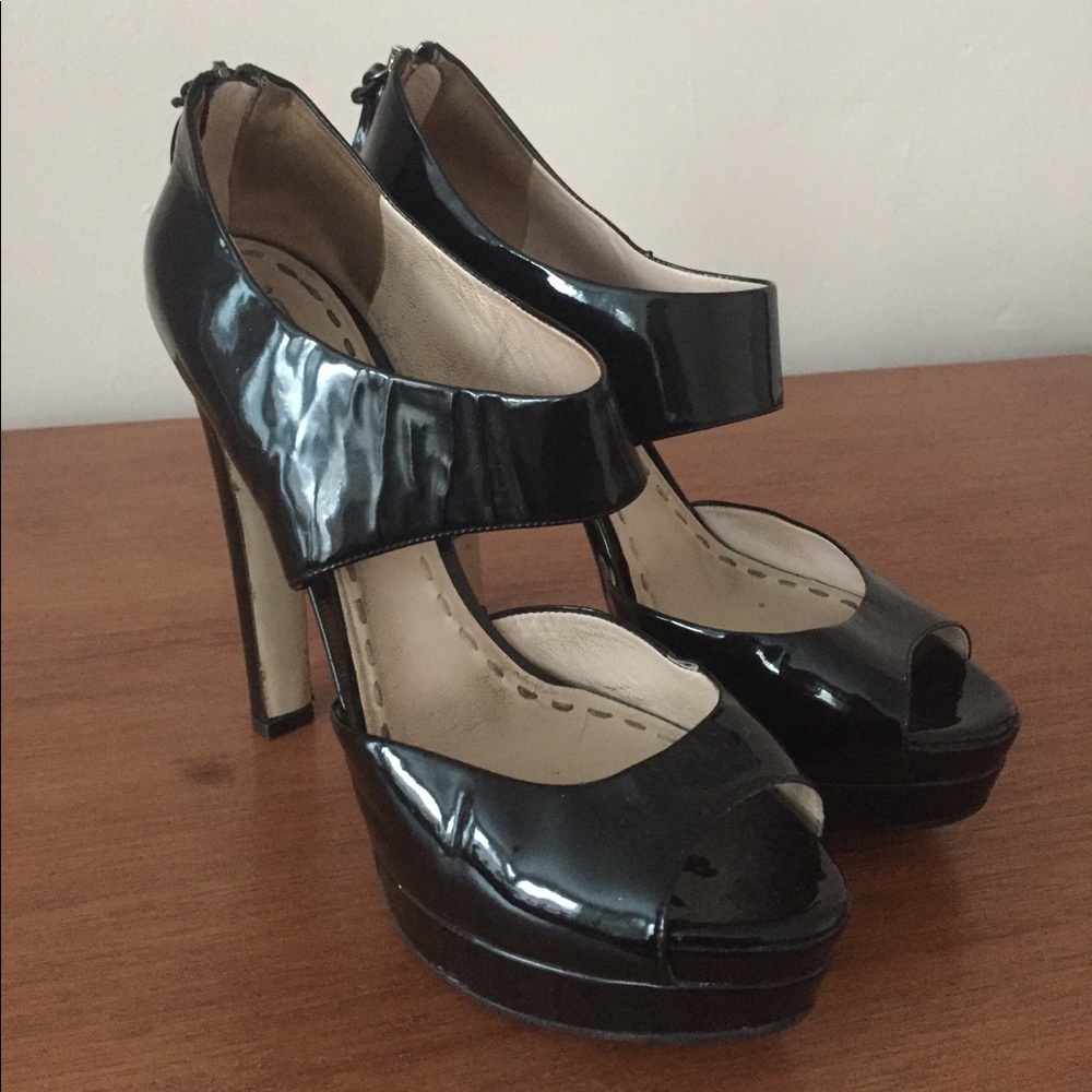 🚫SOLD 🚫MIU MIU Black Patent Leather Ultra High